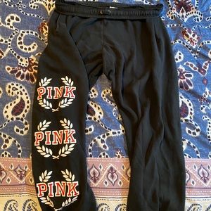 Pink sweatpants